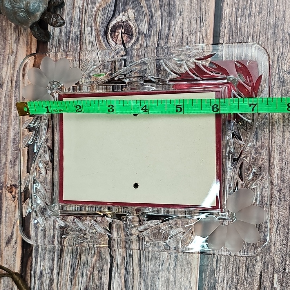 VINTAGE PRINCESS HOUSE HERITAGE COLLECTION LEAD CRYSTAL PICTURE FRAME - Picture 7 of 10